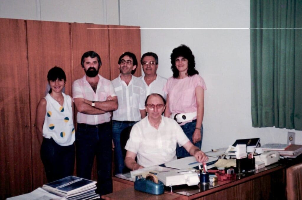 Walter Orthmann et ses collègues