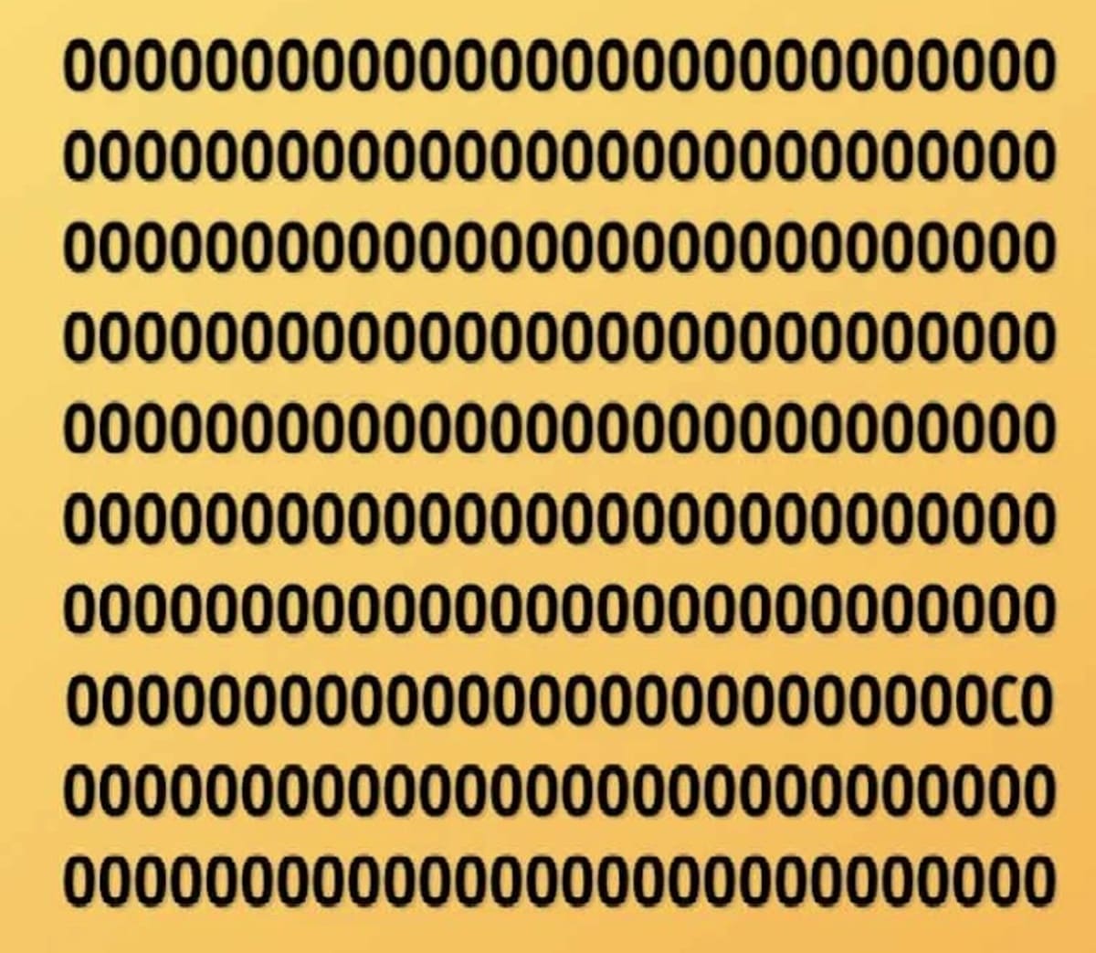 La lettre C est bien cachée ici