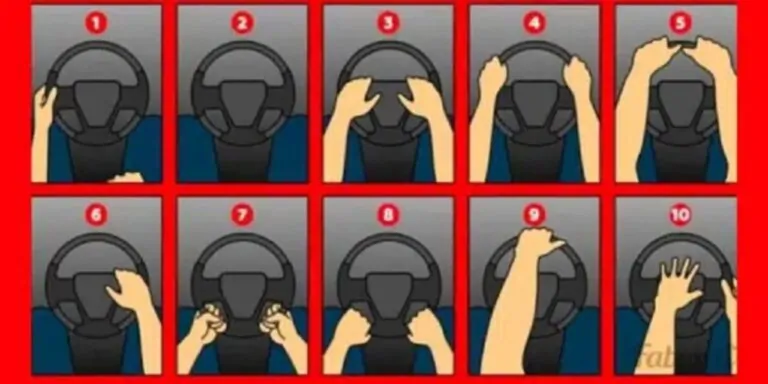 façon de tenir le volant