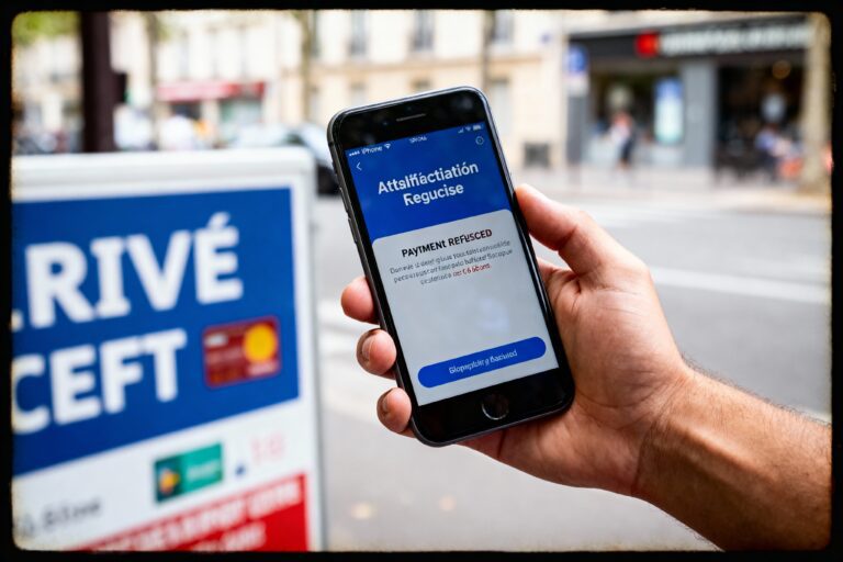 authentification réussie mais paiement refusé